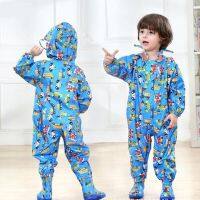 Children Raincoats Kids Jumpsuits Thickened Waterproof Rain Coat Kids Jumpsuit Tour Waterproof Rainwear Suit Climbing Hiking