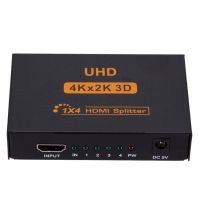 4พัน HDMI S Plitter Full HD 1080จุดวิดีโอ HDMI สวิทช์ Switcher 1X4จอแสดงผลแบบ Dual สำหรับ HD DVD PS3 X