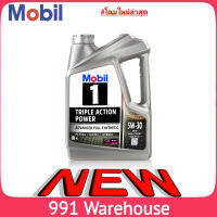 {ส่งฟรี} Mobil1 โฉมใหม่ SAE 5W-30   สังเคราะห์แท้ 100% *ตัวเลือก 1L.  / 4L. โมบิล1 API SP