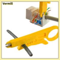 VERMILL 10PCS เครื่องมือเครือข่ายเครือข่าย เครื่องปอกสายไฟ เครื่องมือสำหรับมือ อุปกรณ์สายเคเบิล การปอกเครื่องตัดลวด แบบพกพาได้ เครื่องมือฮาร์ดแวร์ฮาร์ดแวร์ คีมลอกออก อุปกรณ์สำหรับช่างไฟฟ้า