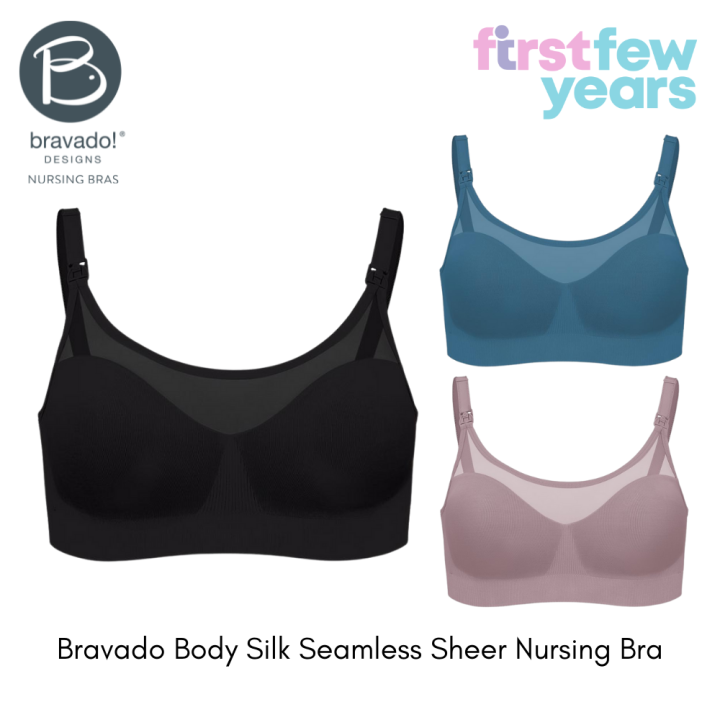 Bravado Body Silk Seamless Sheer Nursing Bra 3 Colours Lazada Singapore 