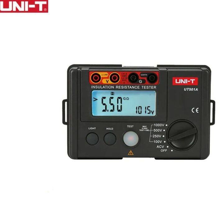 uni-t-ut501a-เมกะโอมห์มิเตอร์-1000v-เครื่องวัดความเป็นฉนวน-วัดความต้านทานฉนวน-วัดฉนวน-insulation-resistance-tester