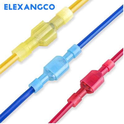 【CW】✆ஐ✎  100pcs Wire Connectors Fully Insulated Male   Female Spade Disconect Electrical Crimp Cold-Pressed Terminals