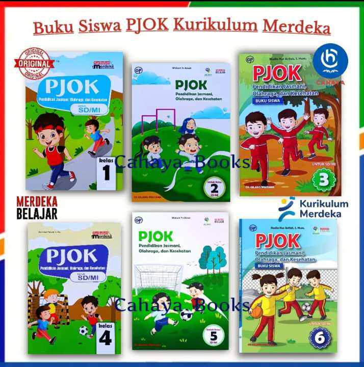 Best Seller Buku Siswa PJOK Kelas 1 2 3 4 5 6 SD/ MI Kurikulum Merdeka ...