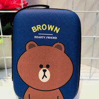 กล่องใส่ PWB , HDD , หูฟัง , เอนกประสงค์, Size L ลาย BROWN  PP งานดี evaกันกระแทก ขนาด13.5x9.5x3.5cm งานสวยงาม มีบริการเก็บเงินปลายทาง  งานน่ารัก สงยงาม BY  NPNN