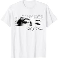 Marilyn Monroe eyes and respect signature T-Shirt Fashion Clothing Tops Men Women Latest Models Short Sleeve Distro Original Premium