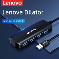 Lenovo Laptop USB Extender adaptor Hub Multi Port USB 3.0 Plug Multi Port Desktop multifungsi satu seret empat kecepatan tinggi