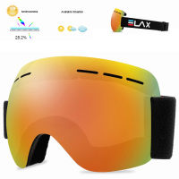 ELAX Ski Goggles with Magnetic Double Layer Lens Skiing Anti-fog UV400 Snowboard Goggles Men Women Ski Sunglasses Eyewear TN-24