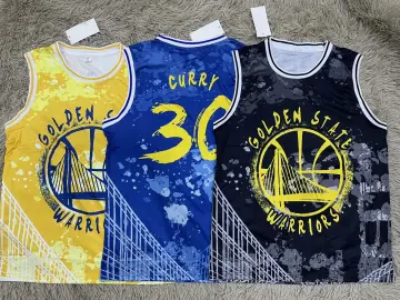 GSW GOLD BLOODED CURRY HG BASKETBALL JERSEY FULL SUBLIMATION