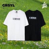 GRSYL Urthe - เสื้อยืด รุ่น FLOWER BOX LOGO เสื้อยืดพิมพ์ลายเสื้อยืดคัตตอน เสื้อยืดเเฟชั่น