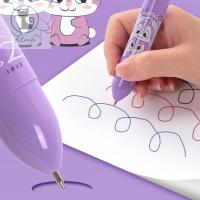 ปากกาอัติโนมัติสีเครื่องเขียนในโรงเรียนน่ารัก AL10ปากกาลูกลื่นสามารถกดได้ปากกากระต่ายกระรอกปากกาสามารถกดได้ปากกาการ์ตูน