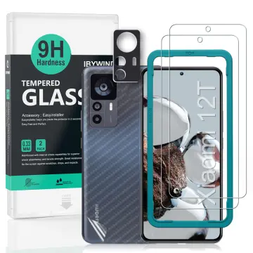  Ibywind 2 Pack Screen Protector for Redmi Note 12 Pro 5G/Note  12 Pro+/Note 12 Pro Plus 5G(6.67)+1 Pack Camera Len Protector+1 Pack Back  Film,9H Tempered Glass,Bubble Free,Easy Install : Cell Phones