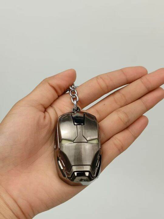 พวงกุญแจเหล็กไอรอนแมน-ironman-steel-keychain