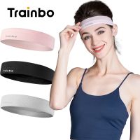 Trainbo แถบคาดศีรษะสำหรับเล่นกีฬา ที่คาดผมโยคะ แถบคาดศีรษะสำหรับออกกำลังกาย Headbands sweatbands 5211033☂∈