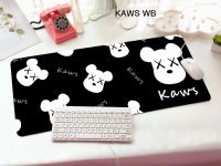 KAWS WB แผ่นรอง คีย์บอร์ด รองคีย์บอร์ด  ลาย KAWS WB KAWS งานสวย น่ารัก ขนาด 30 x 70 cm แผ่นหนานุ่ม มียางกันลื่น ด้านใต้ งานสวยงาม สีสด งานดี NOEYNEST