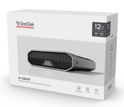 SanDisk Professional 12TB G-DRIVE Enterprise-Class USB 3.2 Gen 2 External Hard Drive (SDPHF1A-012T-SBAAD) ประกัน 3 ปี