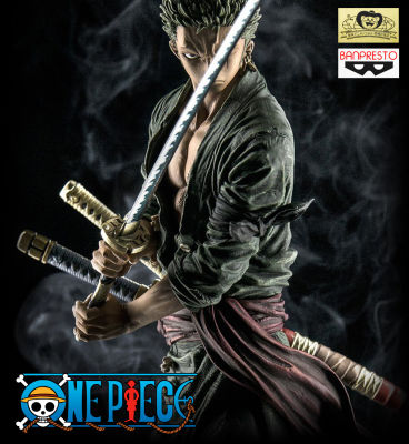 Figure ฟิกเกอร์ งานแท้ 100% แมวทอง Banpresto จาก One Piece วันพีซ เต็มพิกัดสลัดจอมลุย วันพีช Creator x Creator Roronoa Zoro โรโรโนอา โซโร กลุ่มโจรสลัดหมวกฟาง Ver Original from Japan อนิเมะ การ์ตูน คอลเลกชัน ของขวัญ New Collection ตุ๊กตา Model โมเดล