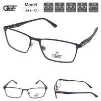 ?กรอบแว่นตา GEZE METAL รุ่น 1368-C1 เต็มกรอบสีดำ Vintage โลหะ น้ำหนักเบา ใส่สบาย (บริการตัดเลนส์สายตาราคาถูก)