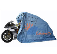 โรงจอดรถมอเตอร์ไซค์ Carsbrella รุ่น BIKE สำหรับรถขนาดใหญ่ พับเก็บได้