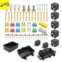 Homyl 21 Way Fuse Relay Box Relay Holders For Engine Bay Truck Vehicles