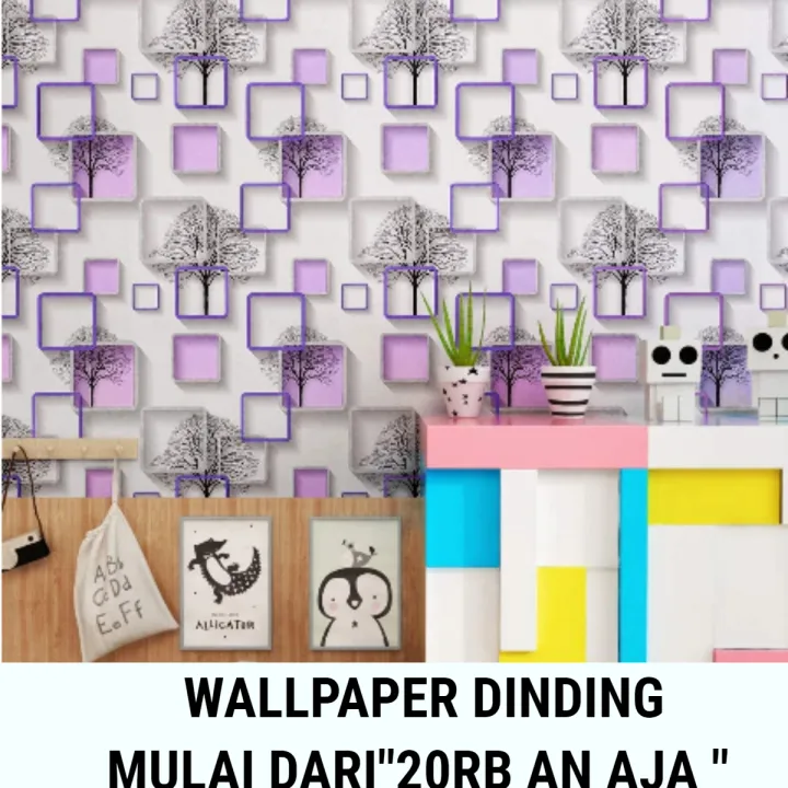 TURUN HARGA!! Wallpaper dinding elegant / wallpaper dinding korea / wallpaper  dinding wanita / tempelan dinding kamar / wallpaper aesthetic / (BISA COD )  | Lazada Indonesia