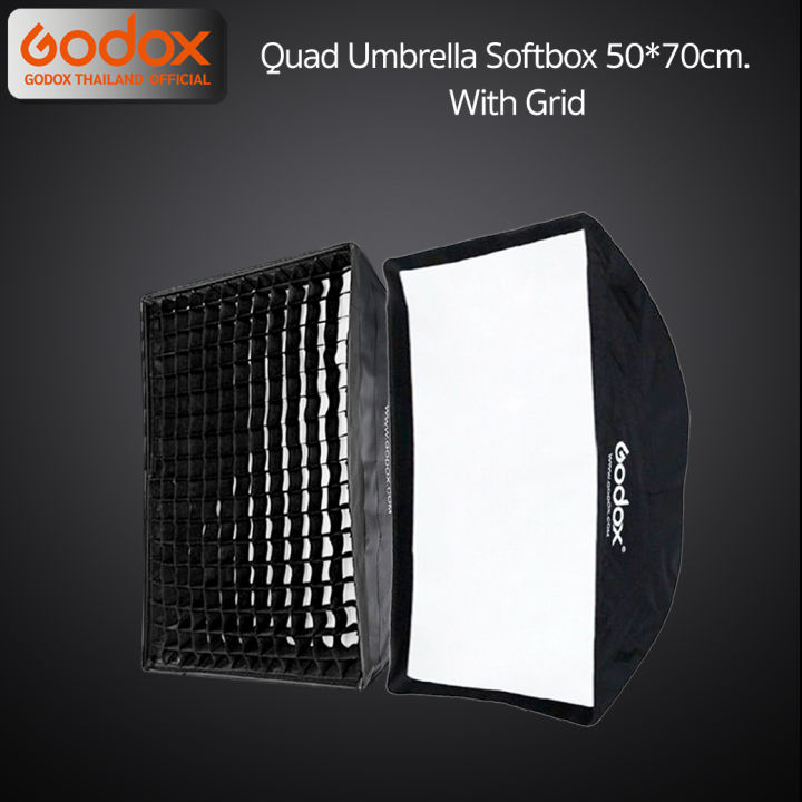 godox-softbox-sb-gusw-50-70-cm-with-grid-bowen-mount-quad-umbrella-softbox-วิดีโอ-รีวิว-live-ถ่ายรูปติบัตร