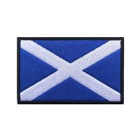 【YF】 1PC Scottish Flag Scotland Patches Embroidered   Or Iron Embroidery  Badge