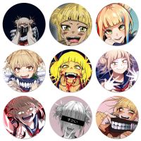 58mm Anime Himiko Toga Boku Icons Pins Badge Decoration Brooches Metal Badges For Backpack Decoration Fashion Brooches Pins