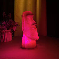 New RGB Night Lights Easter Island Moai LED Night Lamps Living Room Bedroom Lighting Holiday Gifts Children Kids 2021 Hot Avatar