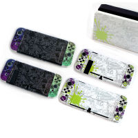 Hard Case Dock Stand คริสตัลป้องกันสำหรับ Nintendo Switch Oled คอนโซล NS Joy-Con Cover Protector สำหรับ Splatoon 3 Skin