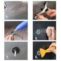 {7ho car tools} เครื่องมือ DIY ชุดซ่อมสะพานรถออโต้คาร์เครื่องมือกำจัดความเสียหายของบุ๋มในรถยนต์