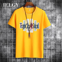 IELGY 【 S-6XL 】เสื้อยืดผ้าฝ้ายแขนสั้นผู้ชายขนาดบวกผู้ชาย