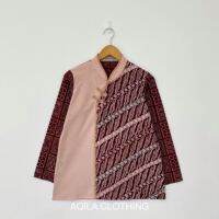 ห้ามพลาดคําสั่ง .. เสื้อบาติก น่ารัก ไม่ซ้ําใคร A1137 Maroon BCY