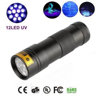 Mini UV Black Light Pet Urine Stains Detector Scorpion Hunting 2021 New LED UV Flashlight Ultraviolet Torch With Zoom Function Rechargeable Flashlight