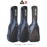 Ritter RGP5 (Navy/Black) กระเป๋ากีตาร์บุนวมกันกระแทก กันละอองน้ำ สีกรมดำ