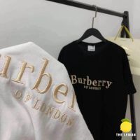 COD  ⚘BURBERRY เสื้อยืดราคาถูกผ้าคอทตอน 100 สวยซักไม่หด Limited Edition♠