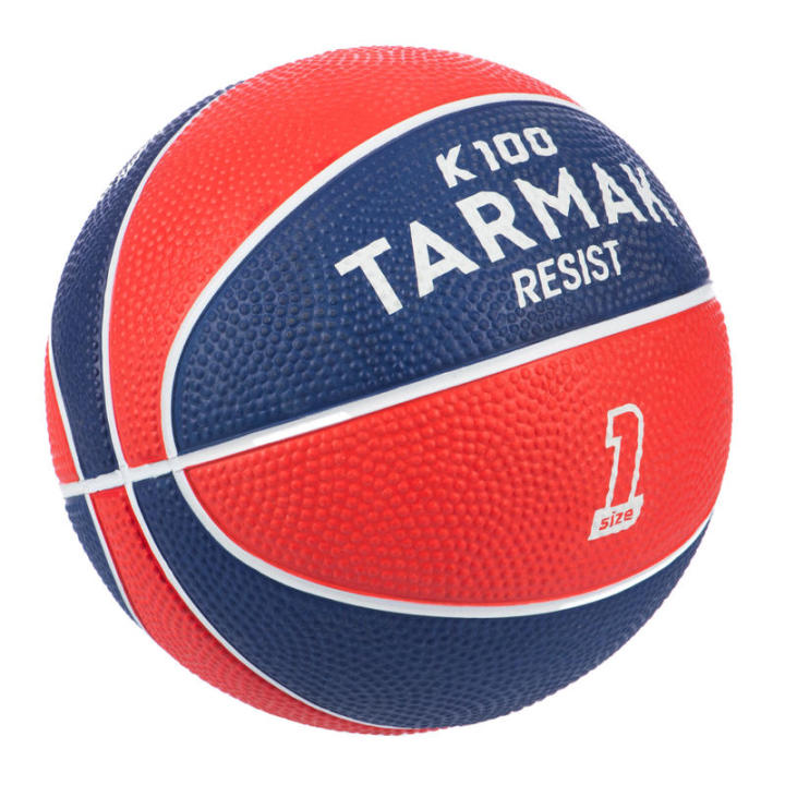 Tarmak Resist 100 Rubber Basketball Size 7 Good Durability with