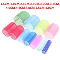 6 Pcs Hairdressing Home Use DIY Magic Large Self-Adhesive Hair Rollers Styling Roller Roll Hair Curler Beauty Tool 3 Size