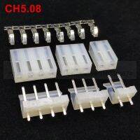 20set/lot CH5.08 5.08mm Pin Pitch Connector Kit 20pcs Female Housing 20 PCS Male Header Metal Terminal 2 3 4 5 6 7 8 Pins