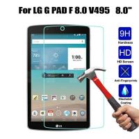 2.5D Tempered Glass 9H Protective Film Explosion-proof Screen Protector For LG G pad f 8.0 V495 Tablet