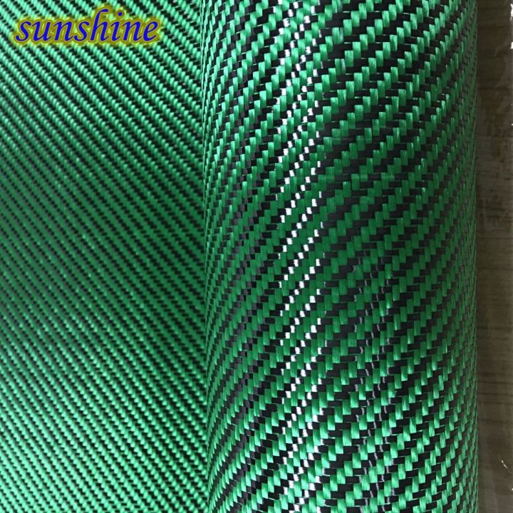 green-carbon-aramid-fiber-hybrid-fabric-cloth-3k-carbon-fiber-green-aramid-fiber-190gsm-0-2mm-thickness