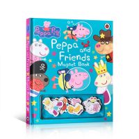 *ส่งทุกวัน* หนังสือนิทานบอร์ดบุ๊ค Peppa pig + พร้อมตัวการ์ตูนแม่เหล็กสำหรับแปะในเล่ม สำหรับเด็ก 3-6 ปี magnet