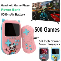 Handheld Game Players 3.5 Inch Screen Video Game Portatil With 500 Games Video Game Console 5000Mah Power Bank Consola Videogame