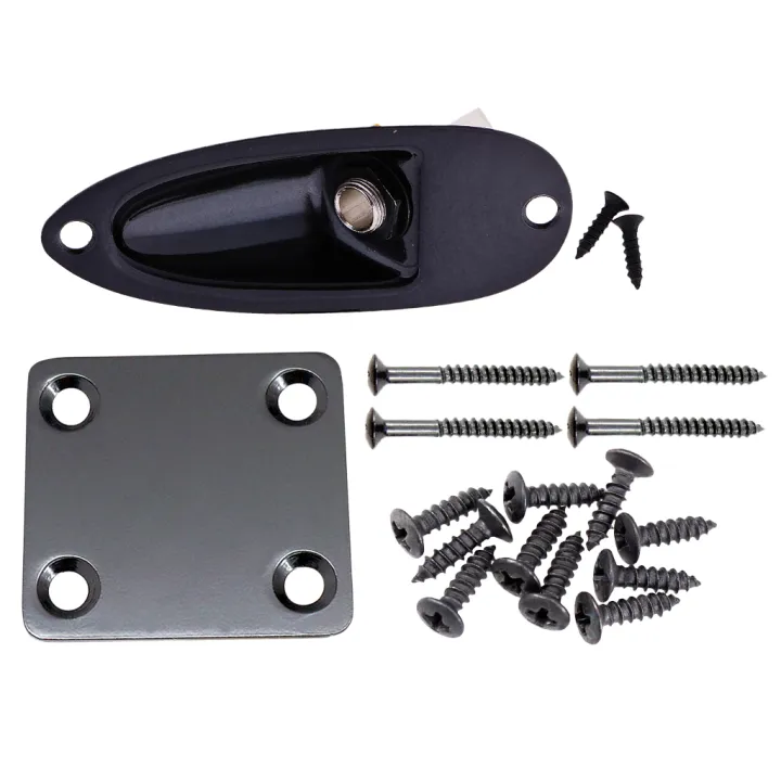 CCCOOL 1 set of bass guitar neck plate + boat jack plate + Lazada PH