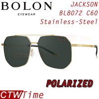 BOLON แว่นกันแดด รุ่น JACKSON BL8072 C60 เลนส์ POLARIZED [Stainless-Steel]