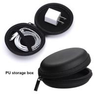 Earphone Holder Storage Carrying Hard Headphone Accessories Earbuds memory Card USB Cable