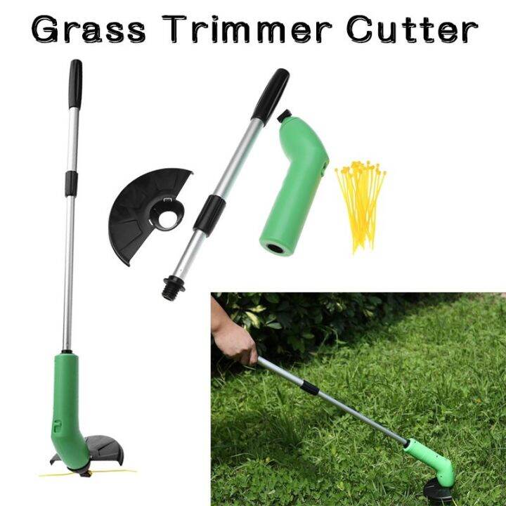 Punutx7h Electric Cordless Grass Trimmer Cutter Lawn Garden Mower Edger 