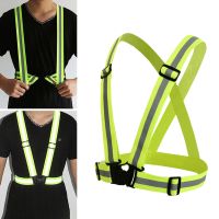 High Visibility Neon Reflective Belt Safety Vest Fit For Running Cycling Sports