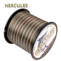 Hercules Carp Fishing Line 4 Strands Camo Braided Fishing Line 100M 300M 500M 1000M 1500M 2000M PE Pesca Saltwater Weave Cord