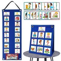 70 Pieces Kids Visual Schedule Daily Routine Cards Home Chore Chart Good Habits Training Games for 3-6 Years Old Montessori Toys Adhesives Tape
